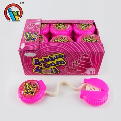 فقاعة العلكة لفة الحلوى
