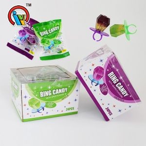 فاكهي خاتم الماس شكل لعبة الحلوى الصلبة