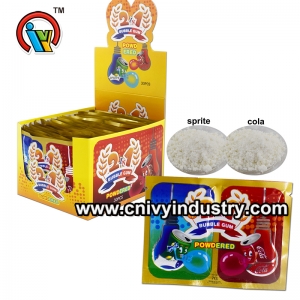 مضغ العلكة فقاعة مسحوق 2 في 1 المورد الحلوى