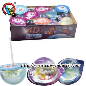 اللبلاب عصير الفواكه 4d كوب الحلوى السائل